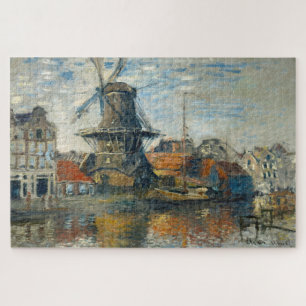 Puzzle Moulin de vent à Amsterdam Claude Monet