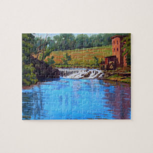 Puzzle Moulin historique Dillard sur le ruisseau Missouri