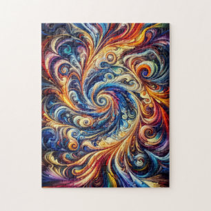 Puzzle Mouvement coloré Art Abstrait