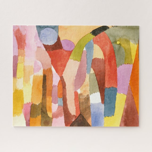 Puzzle Mouvement des chambres voûtées, Paul Klee (Horizontal)