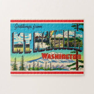 Puzzle Mt Rainier Washington 11x14