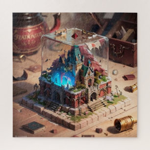 Puzzle Mundo em Miniatura
