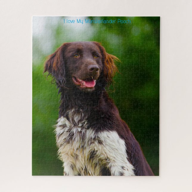 Puzzle Munsterlander. (Vertical)