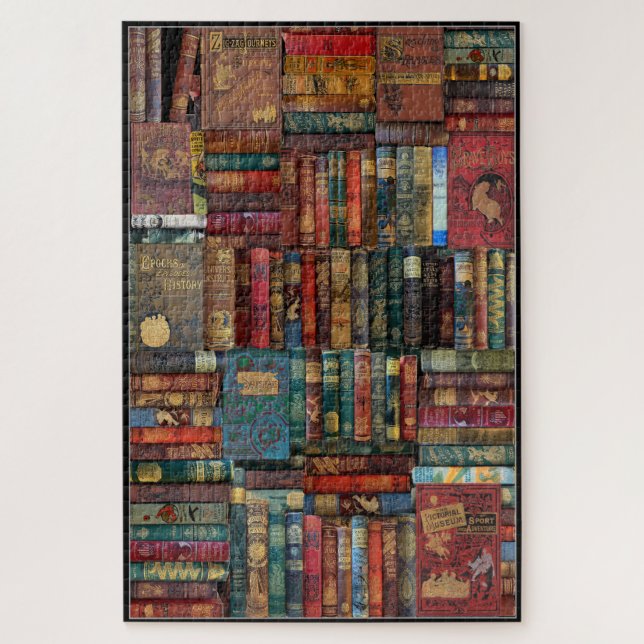 PUZZLE MUR DES LIVRES VINTAGES (Vertical)