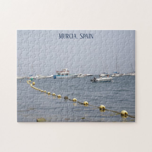 Puzzle Murcia Espagne yachts sur l'eau (Horizontal)