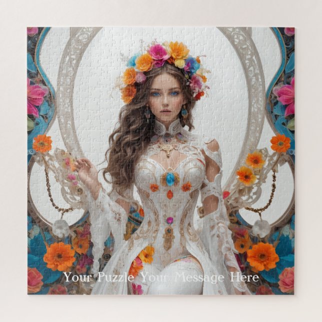 Puzzle Muse à bulles du jardin enchanté (Vertical)