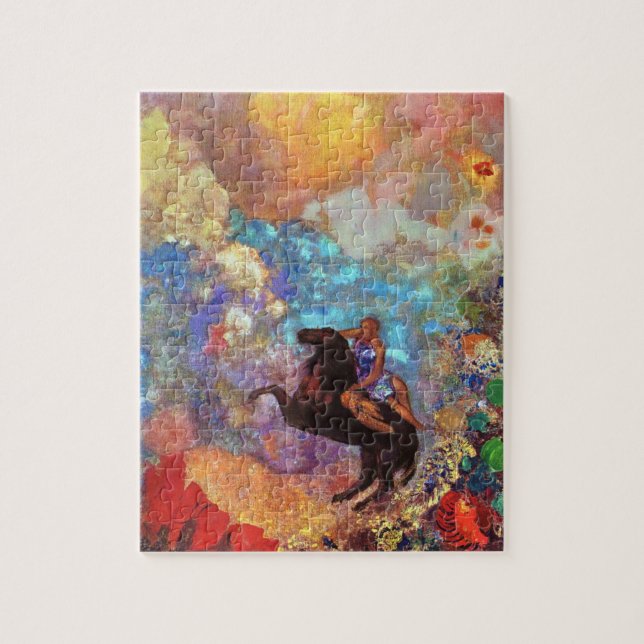 Puzzle Muse sur Pegasus Grecque Mythologie Peinture Vinta (Vertical)