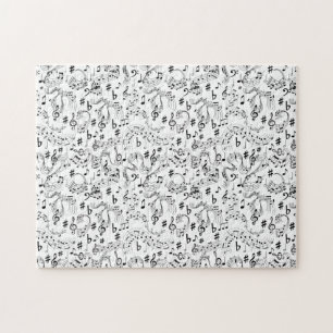 Puzzle Music, notes musicales