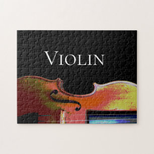 Puzzle Musique classique violon noir et blanc