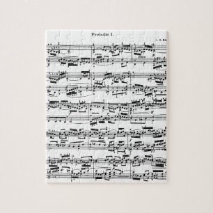 Puzzle Musique de feuille par Bach