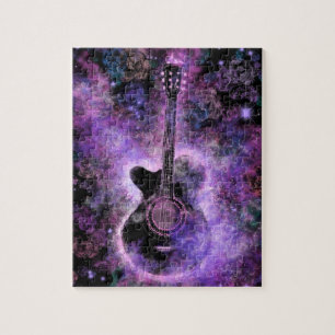 Puzzle Musique guitare romantique - Imaginaire -