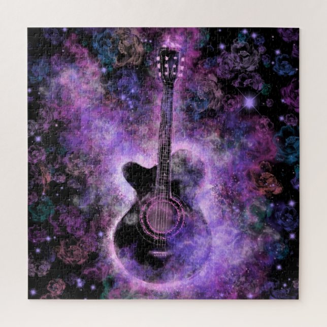 Puzzle Musique guitare romantique - Magie (Vertical)