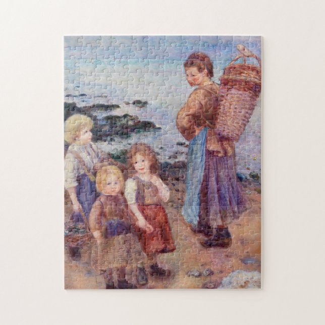 Puzzle Mussel-Fishers par Renoir Impressionniste Peinture (Vertical)