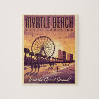 Puzzle Myrtle Beach Caroline du Sud Voyage Vintage