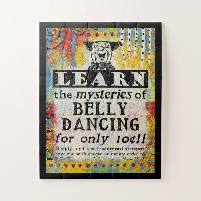 Puzzle Mystères de la danse du ventre - Drôle pub (Vertical)