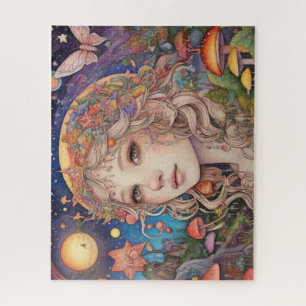 Puzzle Mystique Imaginaire magique fille