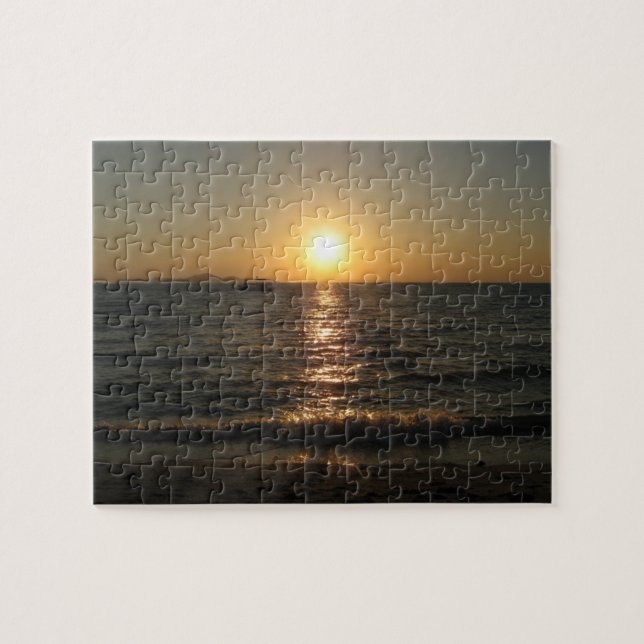 Puzzle Naklua Beach Sunset .. Pattaya, Chonburi, Thaïland (Horizontal)