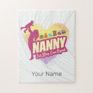 Puzzle Nanny Nursemaid Vintage Babysitter Infirmière de g