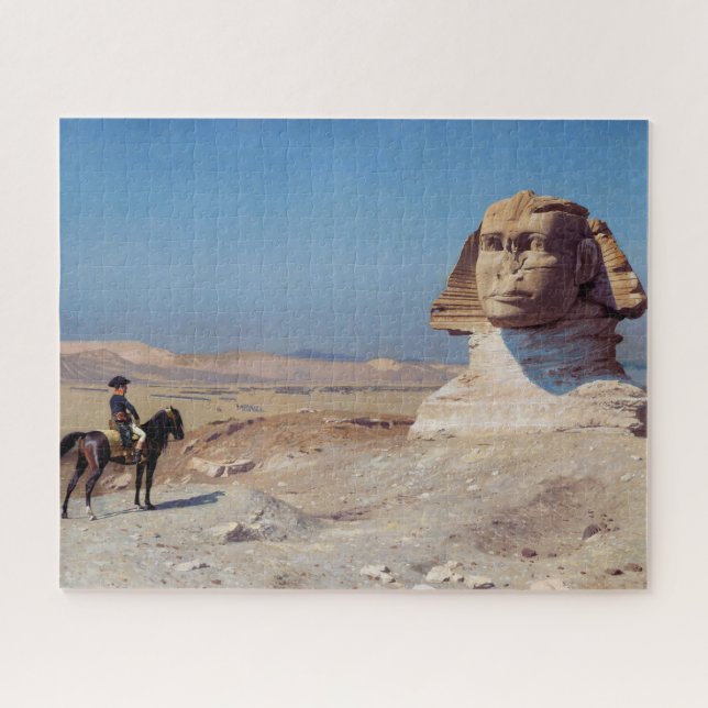 Puzzle Napoléon Bonaparte avant le Sphinx (par Gérôme) (Horizontal)