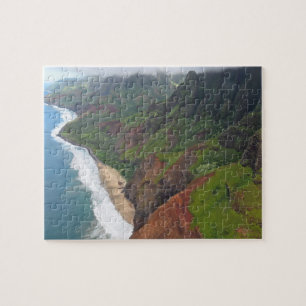 Puzzle Napoli Coast - Kauaii - Hawaii - 8x10 - 110 pc