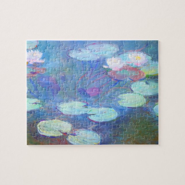 Puzzle Nappes d'eau rose Monet Art (Horizontal)