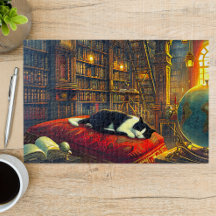Napping Scholar Chat Maman Cadeau 1000 pièce