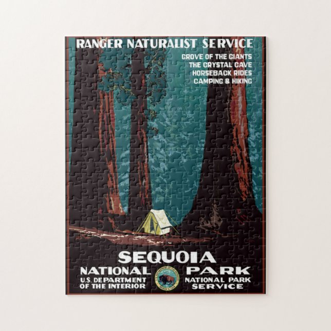 Puzzle National Sequoia Park (Vertikal)