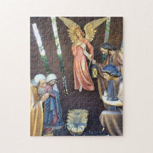 Puzzle Nativité de Noël. M, J, Angel. Sanibel Est., USA.