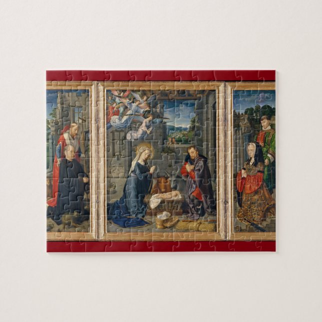 Puzzle Nativité Scène Bébé Jésus Noël religieux (Horizontal)