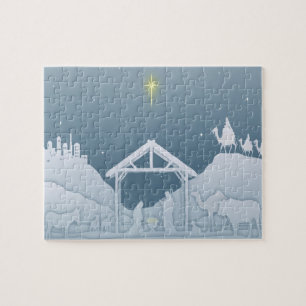 Puzzle Nativity Scene
