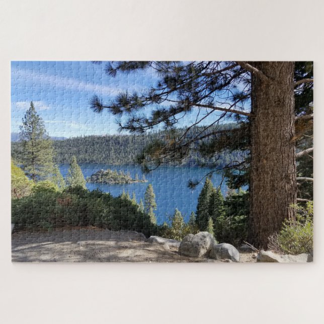 Puzzle Nature Randonnée Paysage Arbres et Eau (Horizontal)