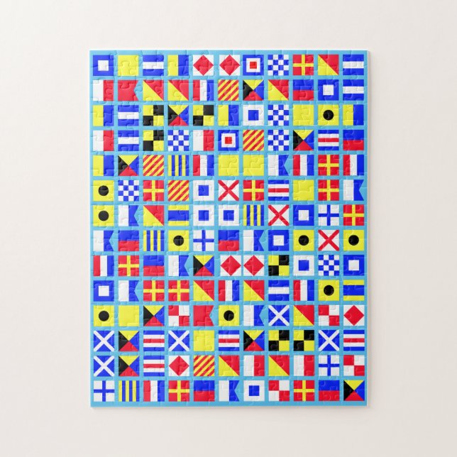 Puzzle nautique de double de drapeau de pirate (Vertical)