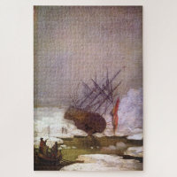 Navire dans l'océan Arctique - Caspar David Friedr