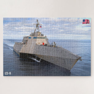 Puzzle NAVIRE DE COMBAT LITTORAL - LCS-14 (20 x 30 POUCES