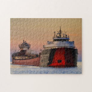 Puzzle Navire sur le lac Supérieur