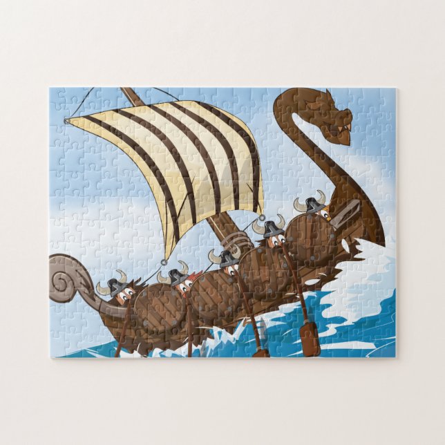 Puzzle Navire Viking (Horizontal)