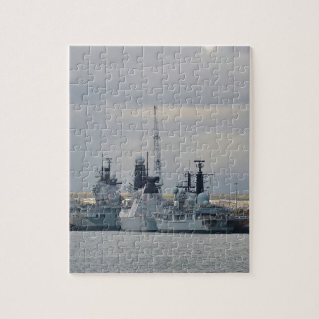 Puzzle Navires de guerre à Portsmouth (Vertical)