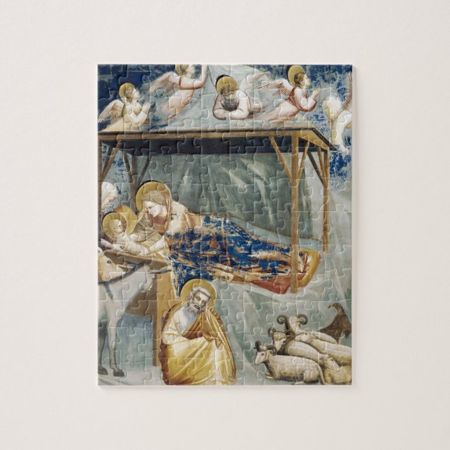 Puzzle Navitité (Naissance de Jésus-Christ) (par Giotto) (Vertical)