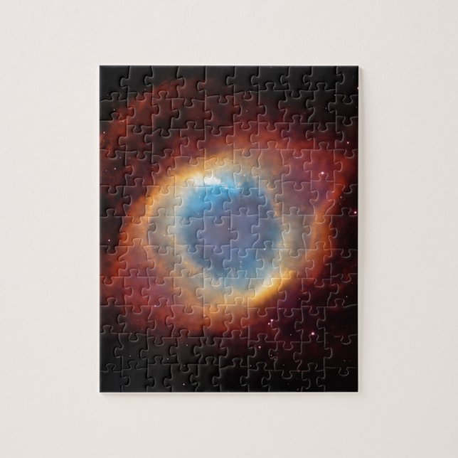 Puzzle Nébuleuse de l'hélix rouge et bleu NGC 7293 Fog pl (Vertical)