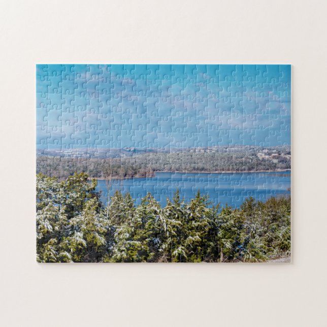 Puzzle Neige À Table Rock Lake (Horizontal)