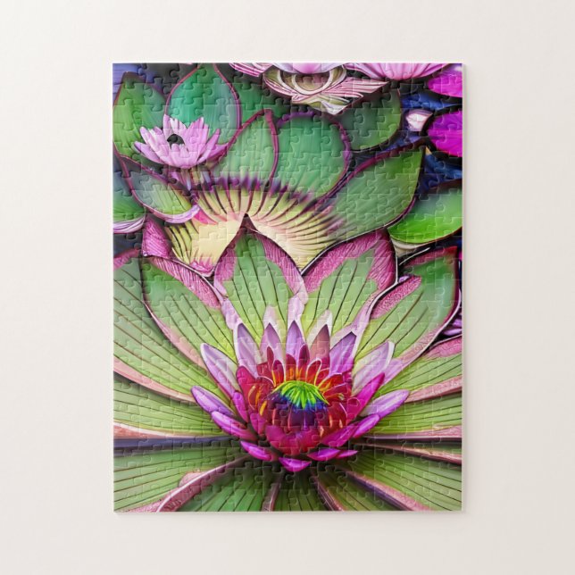 Puzzle Nénuphar (Vertical)