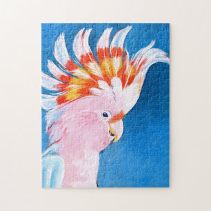Puzzle Neon Mohawk - Cockatoo rose