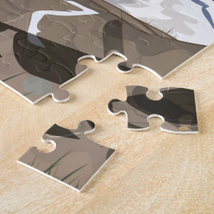 Puzzle Nepal Himalayan Prayer Flags Travel poster