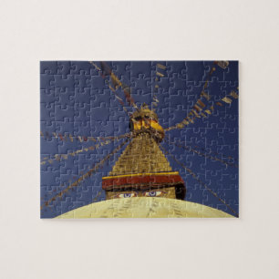 Puzzle Népal, Katmandou. Sous les drapeaux de prières, at