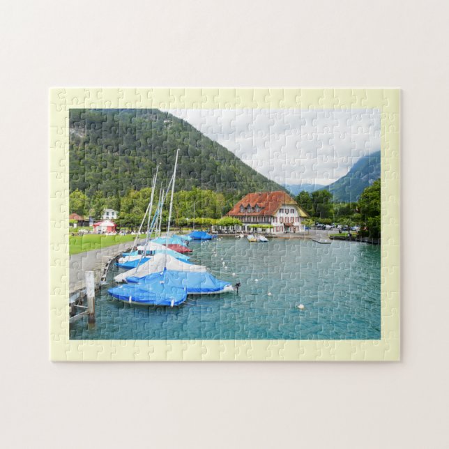 Puzzle Neuhaus au lac Thun (Horizontal)