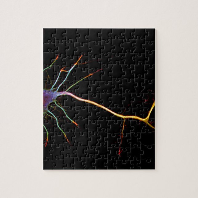 Puzzle Neuroscience, neuron, science (Vertical)