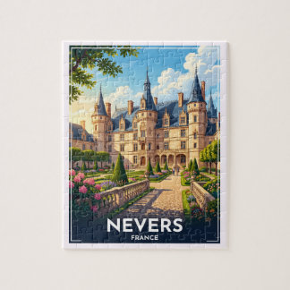 Puzzle Nevers France Château Voyage Antique