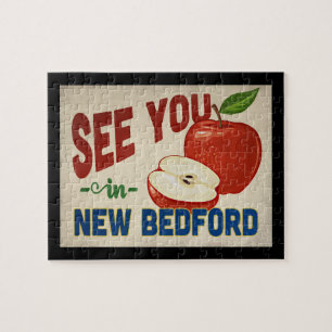 Puzzle New Bedford Massachusetts Apple - Vintage voyage