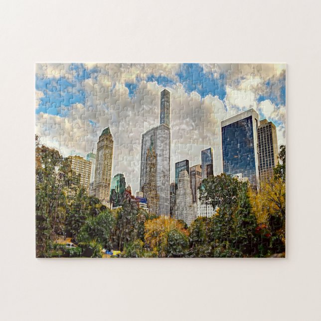 Puzzle New York à c'est le meilleur Central Park. Abstrai (Horizontal)