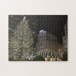 Puzzle New York Christmas NYC Rockefeller Center Tree